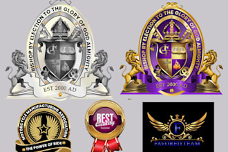 design exceptional logo, bishop seal, church seal, branding etc