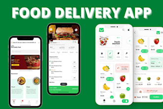develop android and ios food delivery applications