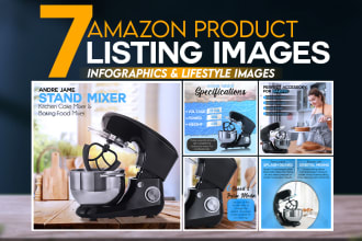 design premium amazon listing images,product pictures that convert