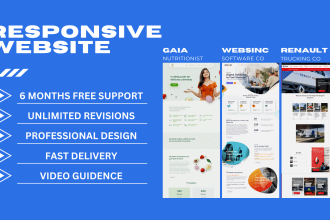 do affordable wordpress website design, edit, redesign cheap for small business