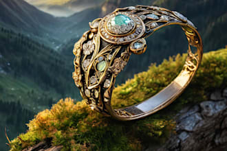 do jewelry design concept sketch or 3d model