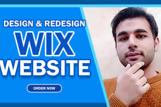 design or redesign wix website for your business