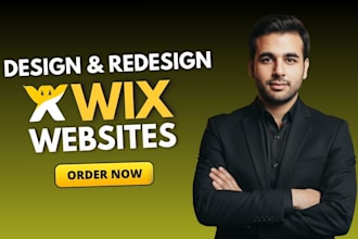 design or revamp your wix website with unlimited revisions