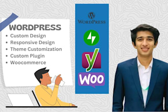 build a custom wordpress website with a responsive design