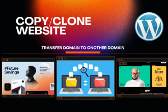 provide wordpress website migration services, including hosting transfer