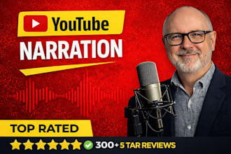 record a professional youtube narration voice over