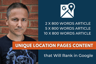 create unique location page content to boost your local SEO