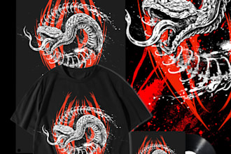 make artwork illustration black and white for your brand