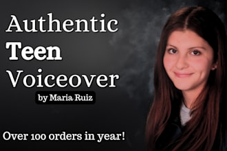 provide youthful or teen voice over