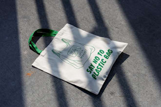 design custom shopping bag, tote bag, paper bag, etc with dieline