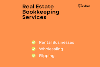 real estate property management and rental bookkeeper