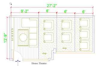 draw autocad plan furniture layout and designs