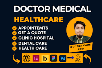 healthcare, medical, hospital, doctor, dental website, therapy, medical website