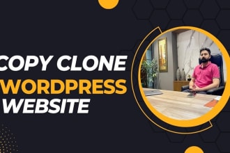 redesign, revamp, duplicate, copy clone wordpress website with elementor pro