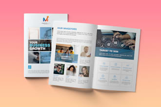do classy booklet, magazine layout, catalog, or newsletter design