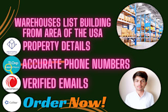 provide you warehouses list