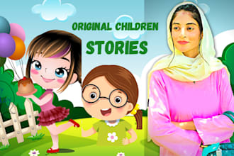 write and ghostwrite a fun authentic childrens story for you