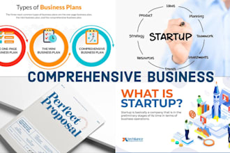write comprehensive business plans, proposals and ideas for startups