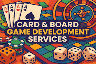 develop online card and board games using unity
