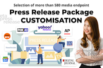 offer press release customization to any media