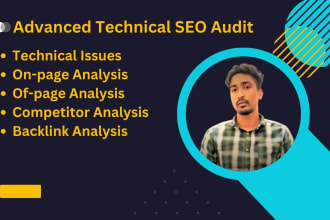 provide an advanced technical SEO audit report and solution