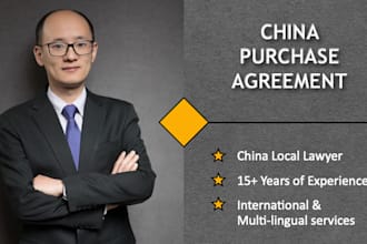 do your china agreements and contracts