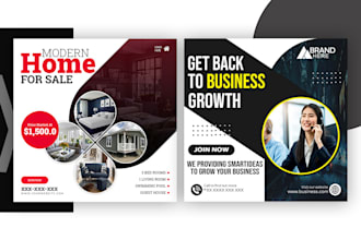 boost your online presence with custom social media post designs