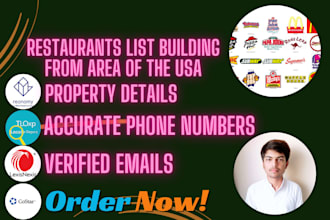 provide you restaurants list
