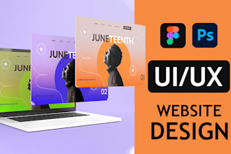 create modern creative UI UX using figma