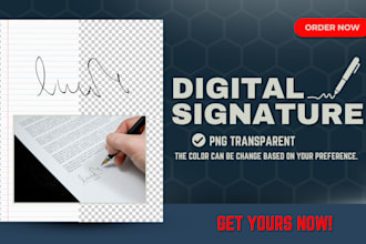 convert your handwritten into digital signature
