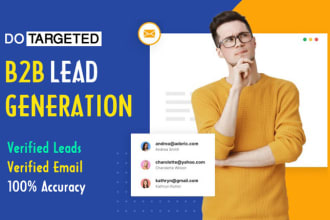 do b2b lead generation, linkedin leads for any industry