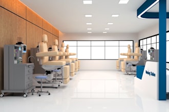 design and render your 3d retail store, restaurant, medical