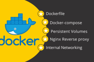 containerize your application with dockerfile and docker compose