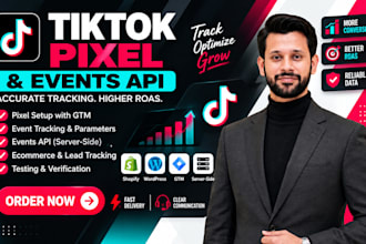 setup tiktok pixel events API with conversions for high roas