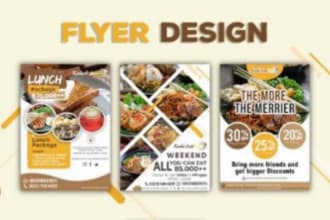 design food flyers and party flyer