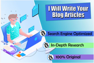 be your SEO article writer or blog content writer
