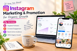 be your expert in instagram marketing and promotion for organic growth