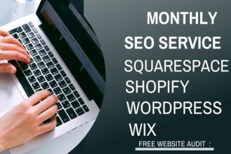 complete monthly SEO service for organic traffic