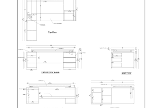 do furniture manufacturing 2d detail drawings on auto cad
