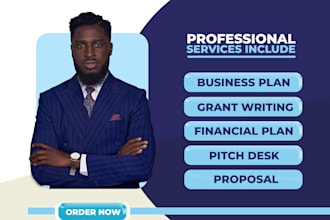 prepare a detailed business plan for startups