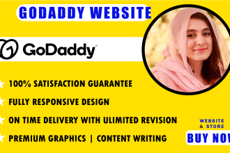 do godaddy website design, godaddy website redesign