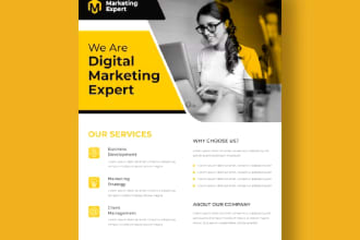 design sale flyer , one pager, price list, media kit , flyer
