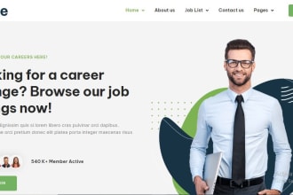 create recruitment website, job board website, recruitment