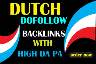 build dutch dofollow netherland seo backlinks high da linkbuilding google rank