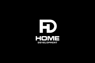 do unique initial letters, monogam logo design