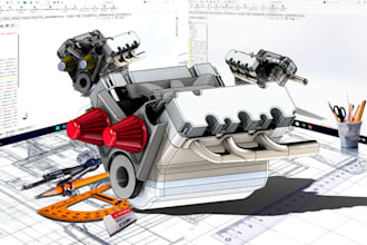 create 3d mold and cad design using solidwork as you preferd
