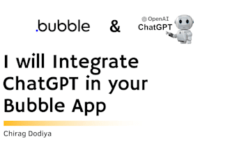 integrate chatgpt into your bubble app