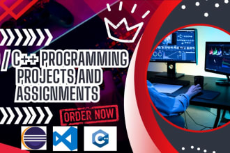 do oop in c,cpp programming ,coding tasks ,projects for you