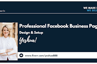 create or design facebook business page