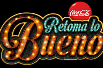 transform your vector logo into a vintage sign